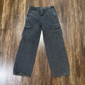 Levi's Black Wide Leg Jeans